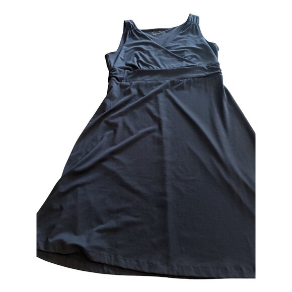 Eddie Bauer Womens Black Sleeveless Travex Dress XL Lightweight Stretchy Fabric - Picture 1 of 6